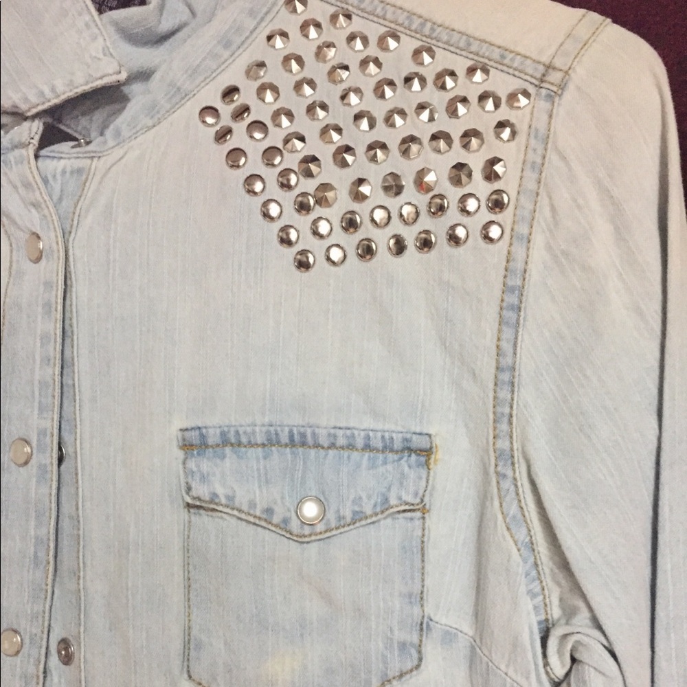 Denim Button Down - Picture 5 of 5